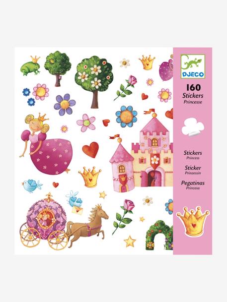 160 autocolantes Princesa, da DJECO multicolor 