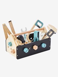 Caixa de ferramentas para construção em madeira