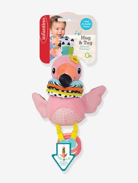 Brinquedo musical, Flamingo, INFANTINO rosa 