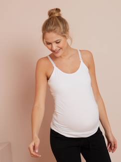 Dias Bonitos-Roupa grávida-T-shirts, tops-Lote de 2 tops de amamentação com alças finas