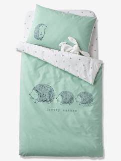 Têxtil-lar e Decoração-Roupa de cama bebé-Capas de edredon-Capa de edredon para bebé coleção Bio, tema LOVELY NATURE