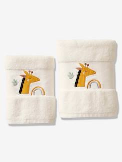 Têxtil-lar e Decoração-Roupa de banho-Toalha de banho, Girafa