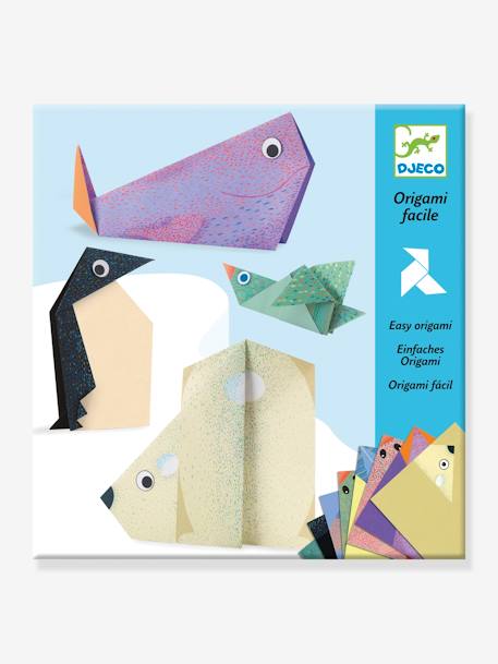 Origami fácil - Os animais polares, da DJECO azul 