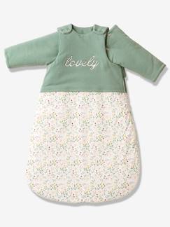 Têxtil-lar e Decoração-Roupa de cama bebé-Sacos de bebé-Saco de bebé bimatéria com mangas amovíveis, tema Florzinhas