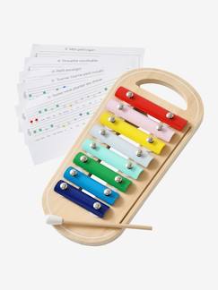 O presente ideal-Brinquedos-Primeira idade-Música-Xilofone com partituras Montessori