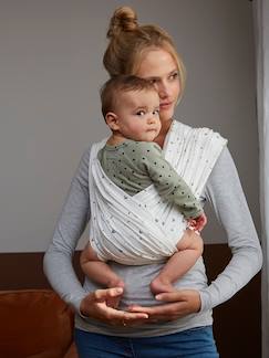 Puericultura-Porta-bebé tipo faixa, sem nó para atar