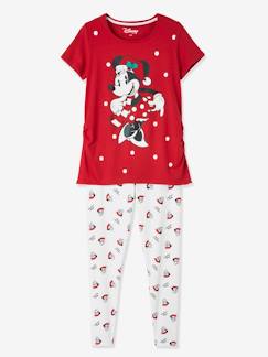 Pijamas de verão-Roupa grávida-Pijama de Natal, Minnie da Disney®, para grávida