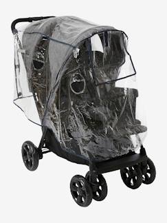 Proteção integral da chuva, para carrinho de bebé de gémeos, da Vertbaudet