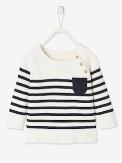 Seleção até 10€-Bebé 0-36 meses-Camisolas, casacos de malha, sweats-Camisola estilo marinheiro, para bebé