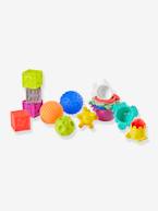 Conjunto de bolas, cubos e copos, da Infantino multicolor 