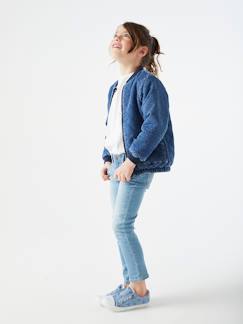 Menina 2-14 anos-Casacos, blusões-Casacos-Blusão reversível estilo bomber, para menina