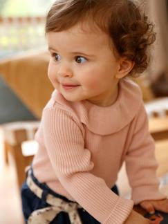 Bebé 0-36 meses-Camisolas, casacos de malha, sweats-Camisolas-Camisola com gola larga, para bebé