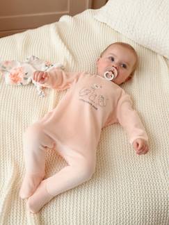 Bebé 0-36 meses-Pijama em veludo, para bebé