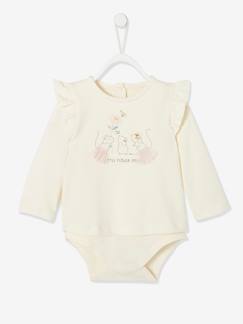Bebé 0-36 meses-T-shirts-Bodies t-shirt, Bodies Camisola-Camisola-body ratinhos, de mangas compridas, para bebé