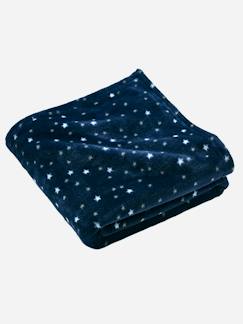 Têxtil-lar e Decoração-Roupa de cama bebé-Manta em microfibra, estampado às estrelas, Basics