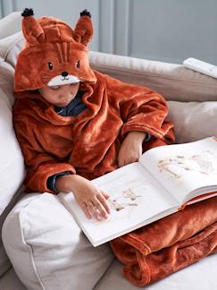 Pijamas e Bodies-Têxtil-lar e Decoração-Manta com mangas e capuz, Animal