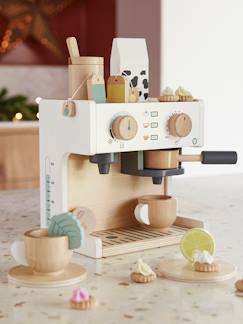 Brinquedos- Jogos de imitação- Cozinhas de brincar-Máquina de café e chá, em madeira
