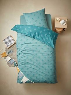 Têxtil-lar e Decoração-Roupa de cama criança-Conjunto capa de edredon + fronha de almofada para criança, Palmeiras, Oeko-Tex®