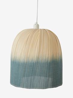 Têxtil-lar e Decoração-Decoração-Iluminação-Abajur em bambu Tie-dye