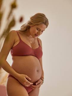 Algodão Biológico-Roupa grávida-Amamentação-Lote de 2 soutiens em algodão stretch, especial gravidez e amamentação