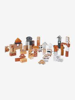 Brinquedos-Conjunto com várias construções, Guaxinim, em madeira FSC®