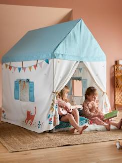 Brinquedos- Jogos de imitação-Tendas e tipis-Cabana Casa, em tecido