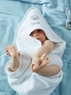 Toda a Seleção-Bebé 0-36 meses-Capas, roupões de banho-Conjunto personalizável com capa + luva de banho