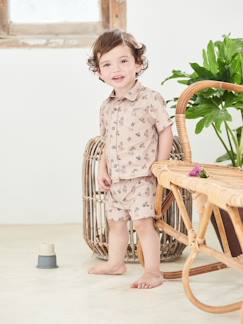 Bebé 0-36 meses-Conjuntos-Conjunto camisa e calções, para bebé