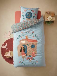 Têxtil-lar e Decoração-Roupa de cama criança-Capas de edredon-Conjunto capa de edredon + fronha de almofada para criança, Caravana Cigana