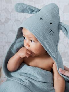 Bebé 0-36 meses-Capas, roupões de banho-Capa de banho + luva em gaze de algodão bio*, Oeko-Tex®