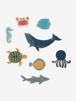 Conjunto de animais marinhos, em madeira FSC®