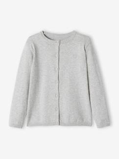 Menina 2-14 anos-Camisolas, casacos de malha, sweats-Casacos malha-Casaco para menina