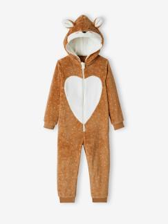 Menina 2-14 anos-Pijamas-Macacão-pijama raposa, para menina