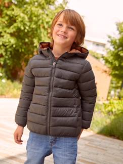 Menino 2-14 anos-Casacos, blusões-Blusões-Blusão leve com capuz, enchimento em poliéster reciclado, para menino