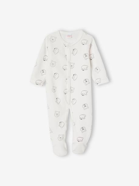 Conjunto pijama + body + gorro, Winnie The Pooh da Disney®, para bebé BEGE CLARO ESTAMPADO 