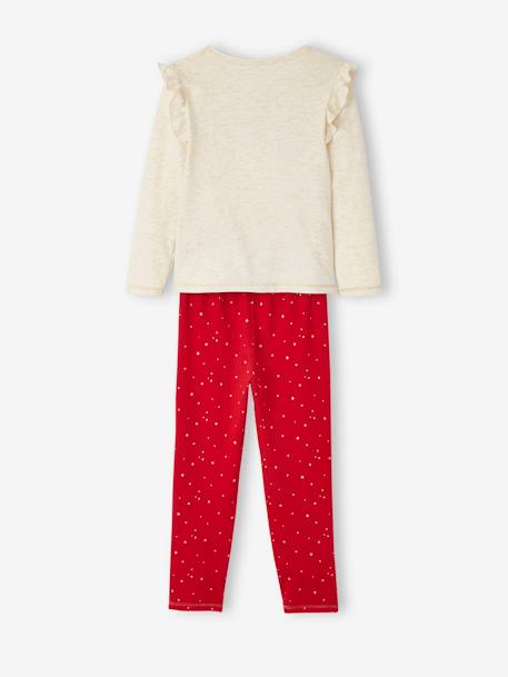 Conjunto de Natal, pijama + meias de menina  