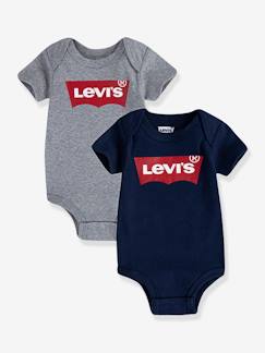 Bebé 0-36 meses-Lote de 2 bodies de bebé, Batwin da Levi's®
