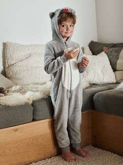 Macacão-pijama lobo, para menino