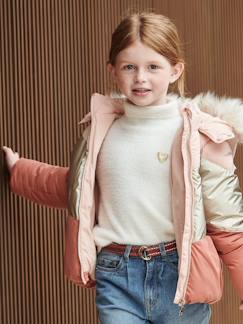 Malhas, Calças e Jeans-Menina 2-14 anos-Camisolas, casacos de malha, sweats-Camisola de gola alta para menina