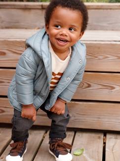 Bebé 0-36 meses-Blusões, ninhos-Blusões-Casaco acolchoado com capuz, para bebé