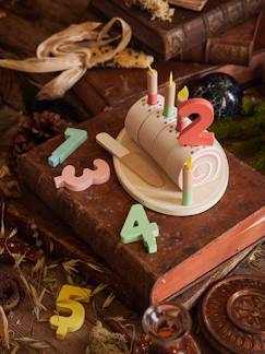 Brinquedos- Jogos de imitação-Torta de aniversário, em madeira FSC®