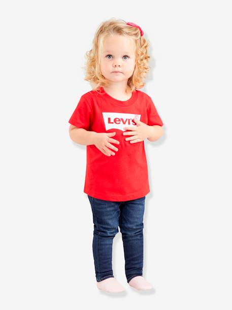 T-shirt para bebé, Batwing da Levi's marinho+vermelho 