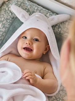 Preparar a chegada do bebé - O banho-Têxtil-lar e Decoração-Roupa de banho-Capa de banho + luva, em algodão bio