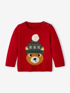 Camisola de Natal com urso, para bebé