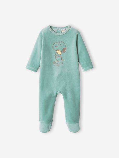 Pijama Snoopy Peanuts®, para bebé verde-salva 