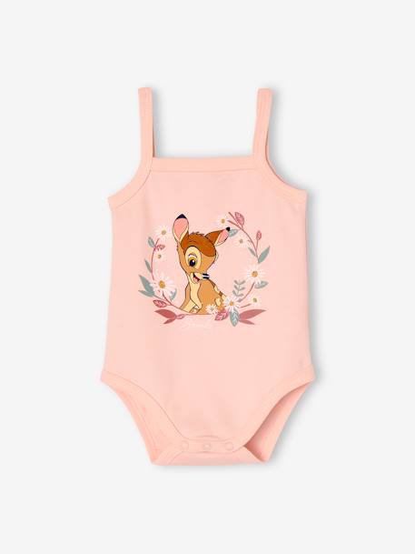 Lote de 2 bodies Bambi da Disney®, para bebé rosa-velho 
