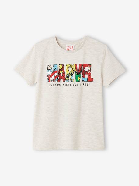 T-shirt Marvel®, para menino bege mesclado 