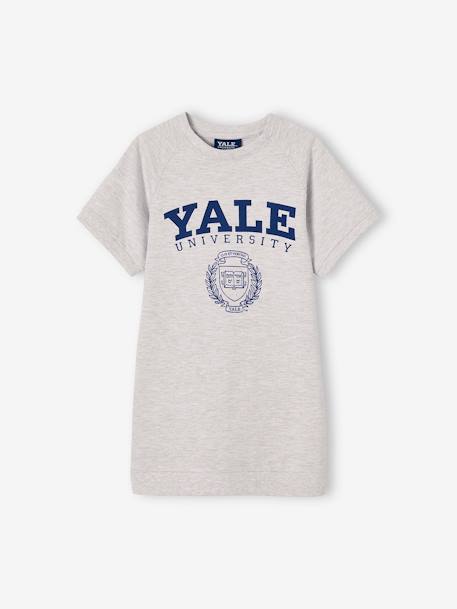 Vestido estilo sweat Yale®, para menina cinza mesclado 