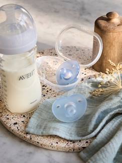 Puericultura-Alimentação Bebé-Chupetas e anéis de dentição-Lote de 2 chupetas para recém-nascido, Philips AVENT Soothie Coeur
