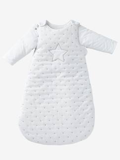 Quarto Natural-Saco de bebé com mangas amovíveis, tema Chuva de estrelas